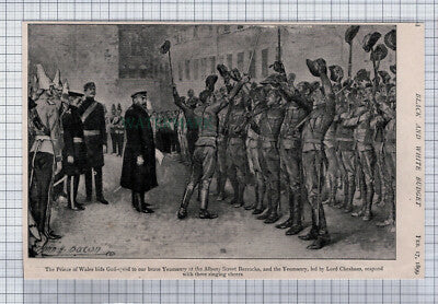 C6195) Albany Street Barracks Lord Chesham - 1900 Cutting