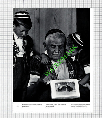Switzerland Fribourg Town Hall / Greyerz Family  - 1970s Cutting / Print