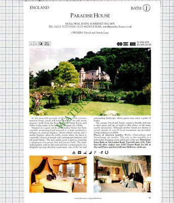 Paradise House Holloway Bath David Lanz / Villa Magdala Roy Thwaites  - 2001