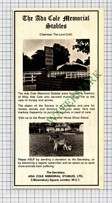C945) The Ada Cole Memorial Stables Lord Croft  -1971 Cutting