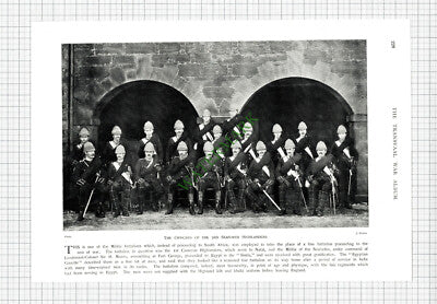 4th Bedfordshire Cranborne / 3rd Seaforth Highlanders  Sir H Munro - c.1900