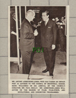 C3967) Antony Armstrong Jones Mr Paul Reilly Council Industrial Design - 1961