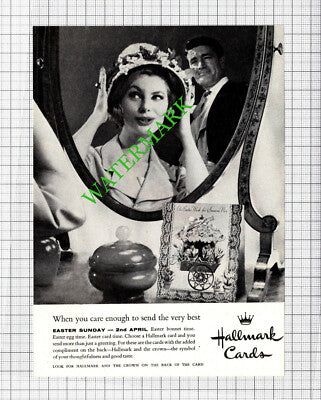 Hallmark Cards Small Advert - 1961 Cutting
