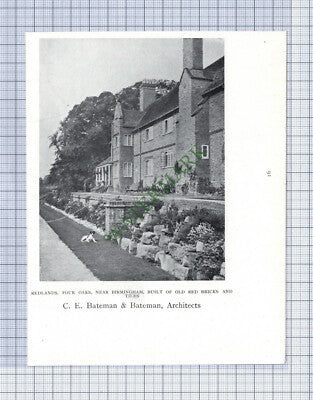 C1247) Rushmen Ipswich Charles Spooner / Redlands Four Oaks  - c.1906 Cutting