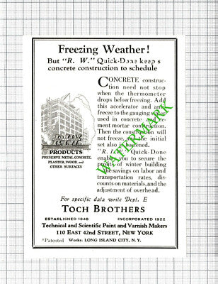 Toch Brothers New York Advert -1926 Cutting