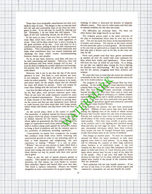 Darryl F Zanuck Film Producer  - c.1950s Article