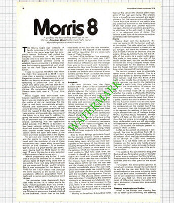 The Morris 8 Car - 1978   Article