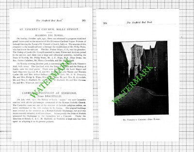 St Vincent's Church Solly Street Sheffield - 1912 2-Part Cutting