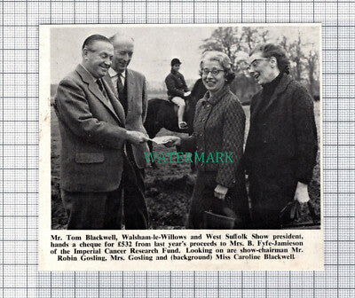 C5328) Tom Blackwell Walsham Le Willows Fyfe-Jamieson Gosling - 1968 Cutting