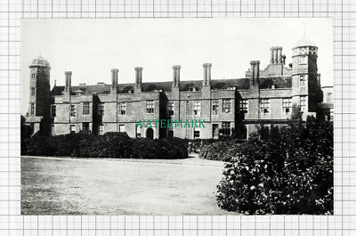 C5535) Reculver / Cobham Hall Kent - 1950s Dbl/Sided Print / Cutting
