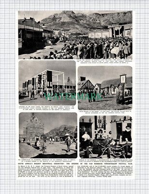 X902) Van Riebeeck Tercentenary Festival South Africa Jansen Casson -1952 Clip