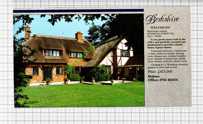 Wraysbury Berkshire House Sale Advert - 1991 Cutting