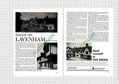 9216) Lavenham Suffolk - 1972 Article