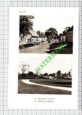 Thaxted Essex / Haughley Suffolk  - 1932 Cutting/ Print