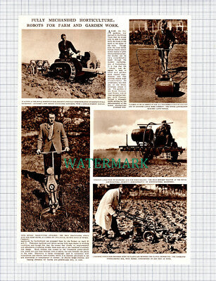 (X150) Royal Horticultural Society Machinery Demonstration - 1949 Paper Cutting