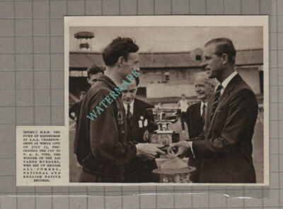 C3133) P A L Vine Hurdles AAA Championships White City - 1955 Clip