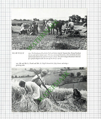 George Readman Lealholm Hall  Ewe Cote Farnham Frank Horn End Farm Wass Cutting