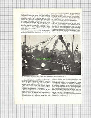 8863) CHARLIE MOLL Harwich Great Yarmouth Kernoozer Fishing   - 1971 Article