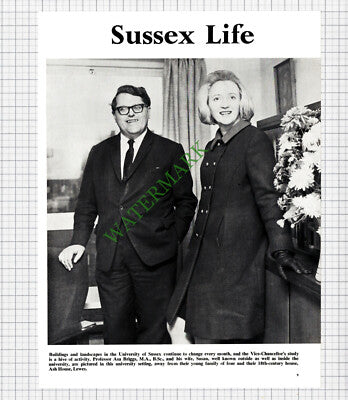 9226) Professor Asa Briggs University Of Sussex Ash House Lewes  - 1968 Cutting