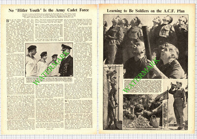 Army Cadet Force Capt J D Gruban 61st Cadet Regiment WW2  -  1944 Article