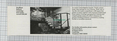 C7733) Great Warley Essex / Swaffham Bulbeck Cambridge  - 1989 House Advert