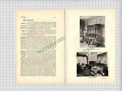 83) The Aeolian Musical Instrument Dr Turpin Trinity College  -1901 Article