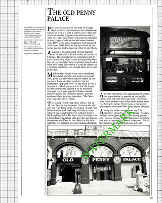 The Old Penny Palace Sussex  - 1986 Cutting