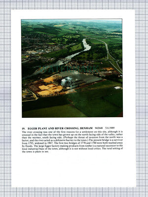 (8616) Consett / Egger Plant Hexham  - 1980s Print / Cutting