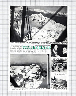 (X578) Canadian Air Crash French Alps Mount Obiou Roger Ricard Ravenat - 1950