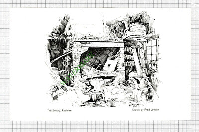 The Smithy Redmire Fred Lawson / Starbotton Yorkshire Dales - 1941 Cutting