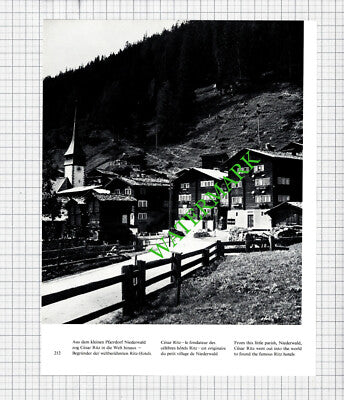 Switzerland Niederwald / Visp - 1970s Cutting / Print