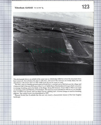 (8643) Foulsham Airfield Wood Norton / Tibenham Norfolk  - 1980s Print / Cutting