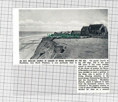 C3315) Mundesley Church North Walsham In Danger - 1950