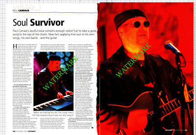 Paul Carrack Singer  - 2000 Article