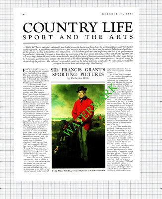Sir Francis Grant Artist - 1991 Article