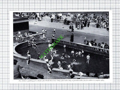 Roker Paddling Pool Sunderland - Cutting
