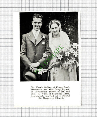 Leslie Long Vera Thompson Horsforth Frank Stables Daisy Bryant Wass 1937 Cutting
