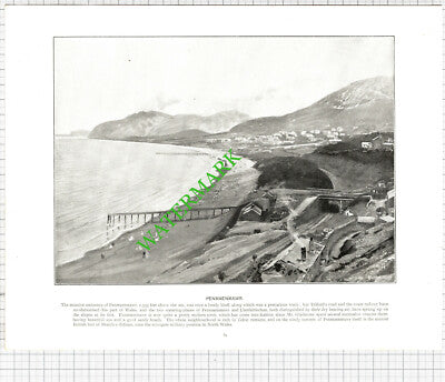 Penmaenmawr Wales / Wylam Northumberland George Stephenson - c.1900 Book Print