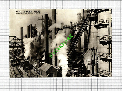 Blast Furnace Plant Newcastle Steel Works Australia - 1960s Cutting