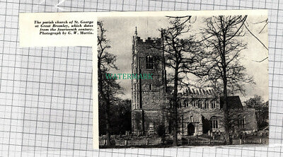 C877) Parish Church of St George Great Bromley  - 1965 Cutting