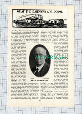 C4631) Mr H J Prytherch LNER Railway - c.1926 Double-Sided Clip