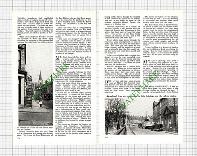 Malton Yorkshire  -1962 Article