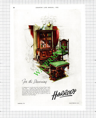Harrods Ltd Knightsbridge London Harrods  Advert - 1950 Cutting