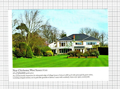Chichester West Sussex House Sale Advert - 2010 Cutting
