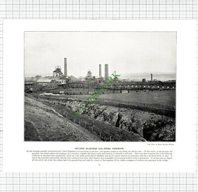 X1974) Hoyland Silkstone Collieries  Ruskin Museum SHEFFIELD - c.1895 Book Print