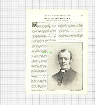 8849)Rev W Talbot Hindley St John's Meads Eastbourne Holy Trinity Margate 1896