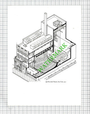 The Little Theatre New York - 1980s Cutting / Print