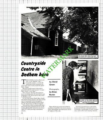 Dedham Essex Duchy Barn  - 1974 Article
