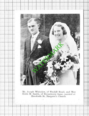 Mary Claughton Yeadon Herbert Long / Joseph Whitaker Horsforth - 1938 Cutting