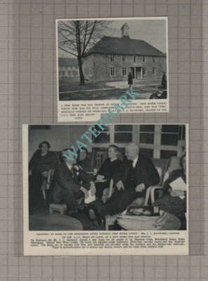 C3593) New River Lodge Stoke Newington Mr I J Hayward - 1952 2-PART Clip